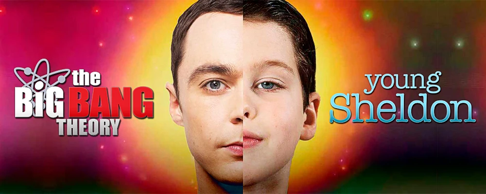 El joven y el viejo Sheldon se encuentran en el plató de Young Sheldon