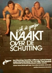 Naakt over de schutting