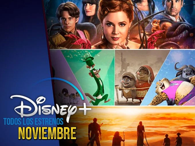 Todos los estrenos de Disney+ para este noviembre