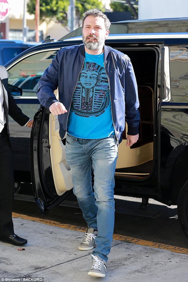 Ben Affleck saliendo de Rehab