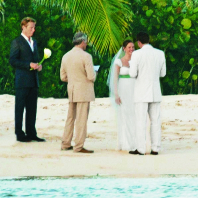 Imágen de la boda de Affleck y Garner