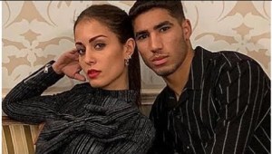Se confirma la pareja de la actriz Hiba Abouk y el futbolista Achraf Hakini