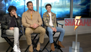 Los protagonistas de Shazam hablan en exclusiva  con Cine.com
