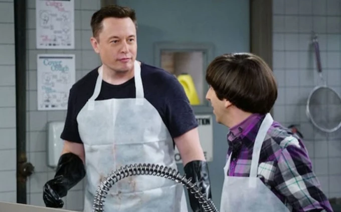 El cameo de Musk en 'The Big Bang Theory'