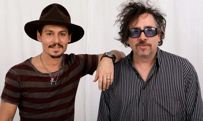 Johnny Depp y Tim Burton