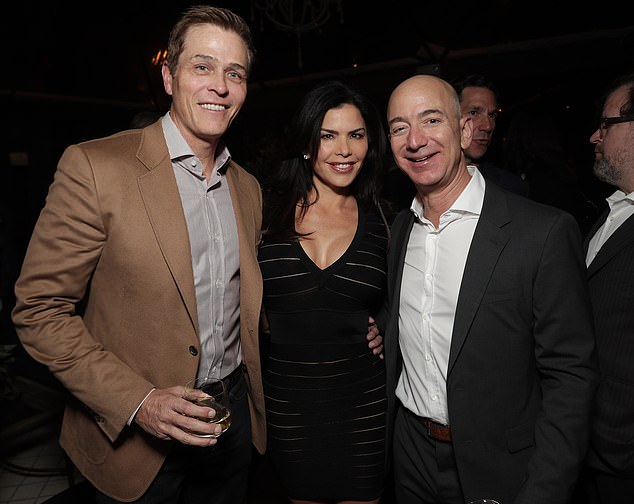 Patrick Laura y Jeff Bezos