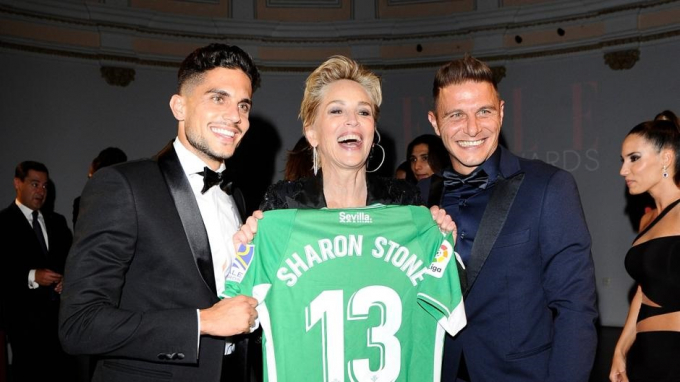 Sharon Stone, el 13 del Betis