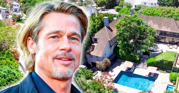 Brad Pitt gasta más de 100.000.000 de dólares en mansiones