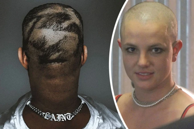 Kanye West dice que su extraño corte de pelo es un tributo a la cabeza rapada de Britney Spears