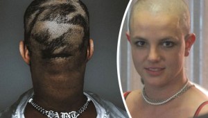 Kanye West dice que su extraño corte de pelo es un tributo a la cabeza rapada de Britney Spears