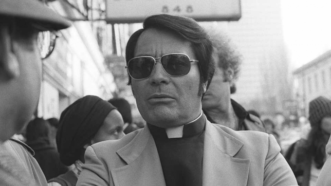 El líder del culto, Jim Jones.