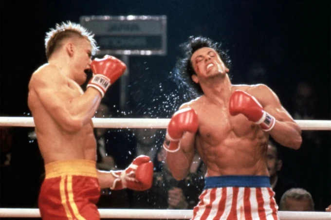 Sylvester Stallone, a punto de morir en 'Rocky IV'
