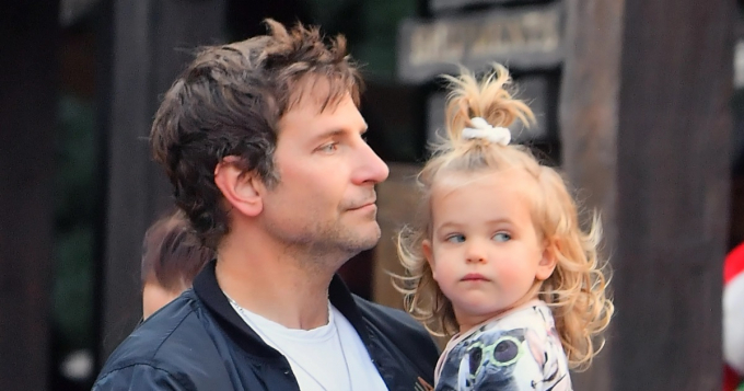 Cooper y su hija Lea.