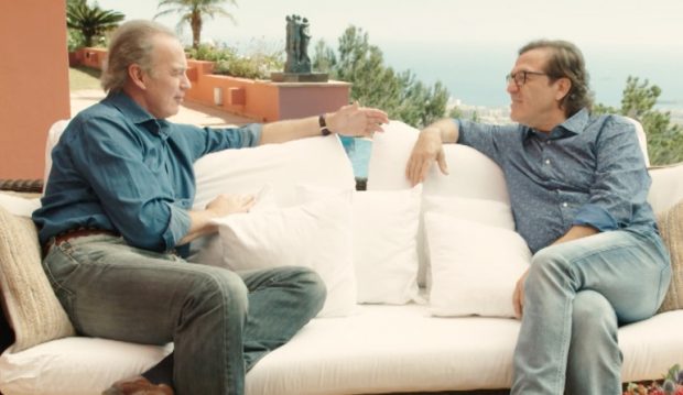 Navarro y Bertín Osborne en una imagen de 'Tu casa es la mía'