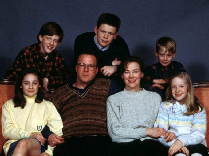 Ratray con el resto de la familia de 'Solo en casa'