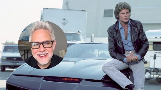 James Gunn y David Hasselhoff hablaron de una adaptación sobre 'El Coche Fantástico'