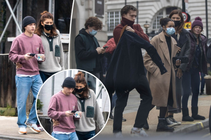 Zendaya y Tom Holland pasean juntos por Londres