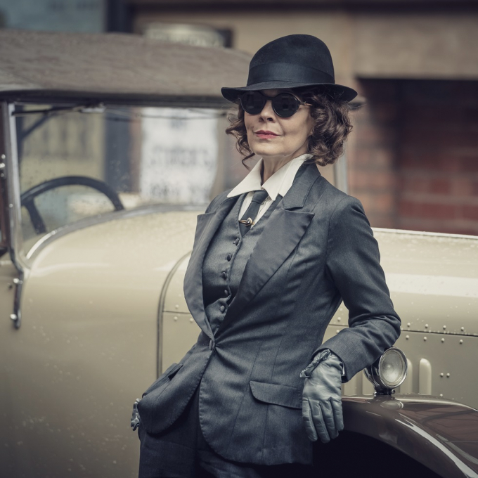 La finada Helen McCrory en una escena de la serie