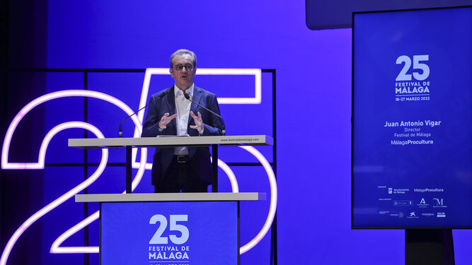 El director del Festival, Juan Antonio Vigar, en la presentación