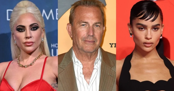 Lady Gaga, Kevin Costner y Zoe Kravitz presentarán los Oscar junto a tres estrellas de la comedia