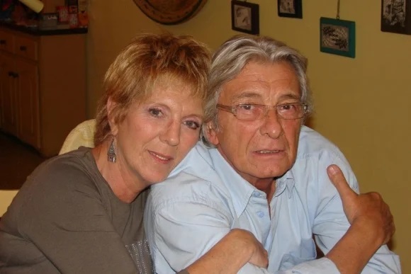 Bonín y su esposa, Susana Cart.