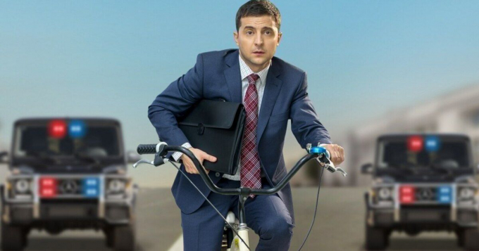 El presidente ucraniano Volodymyr Zelenskyy tiene una serie en Netflix