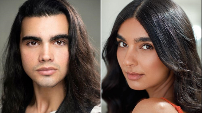 Nida Khurshid y Jojo Fleites