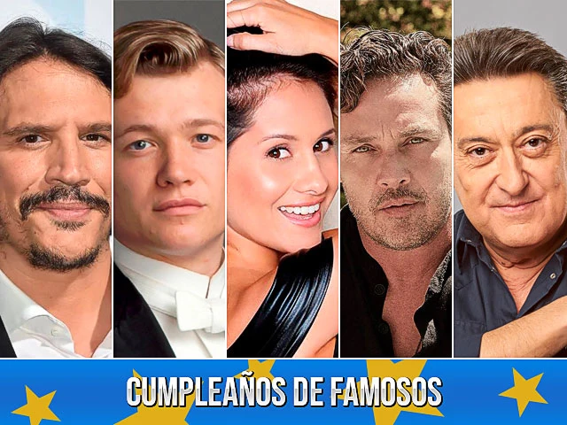 Famosos que cumplen años hoy (7 de abril)