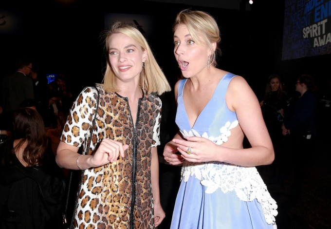 Robbie y la directora, Greta Gerwig