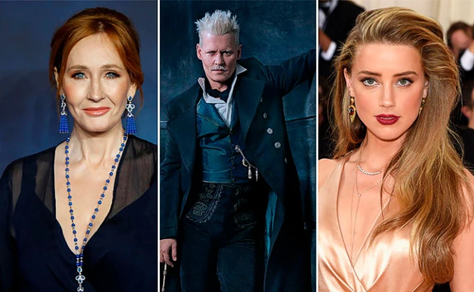 Amber Heard involucra a JK Rowling en su juicio contra Johnny Depp