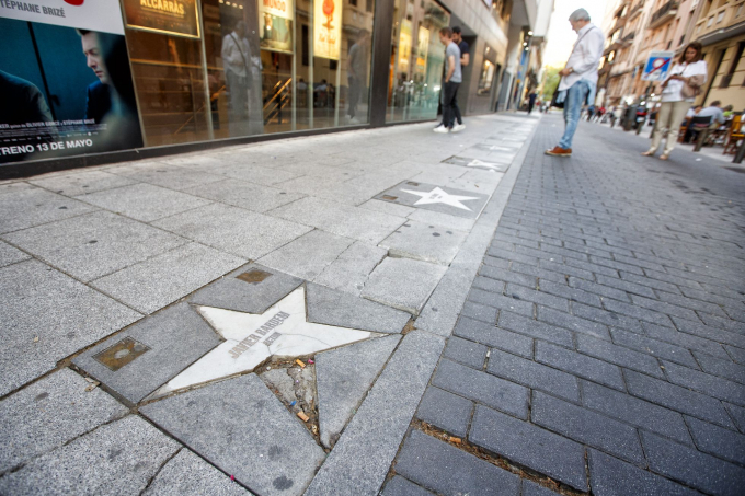 Las olvidadas estrellas del Paseo de la Fama de Madrid