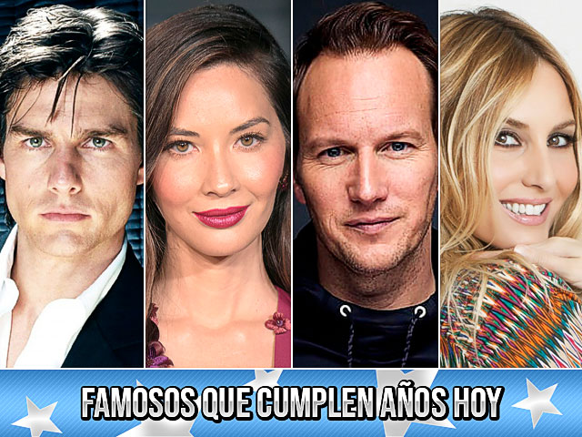 Famosos que cumplen años hoy (3 de julio)