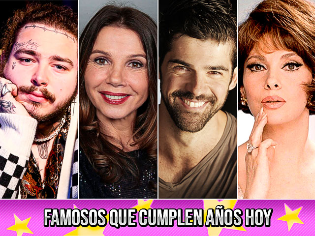 Famosos que cumplen años hoy (4 de julio)