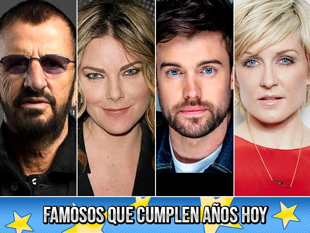 Famosos que cumplen años hoy (7 de julio)