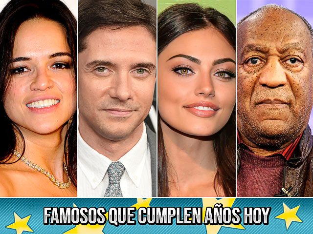 Famosos que cumplen años hoy (12 de julio)