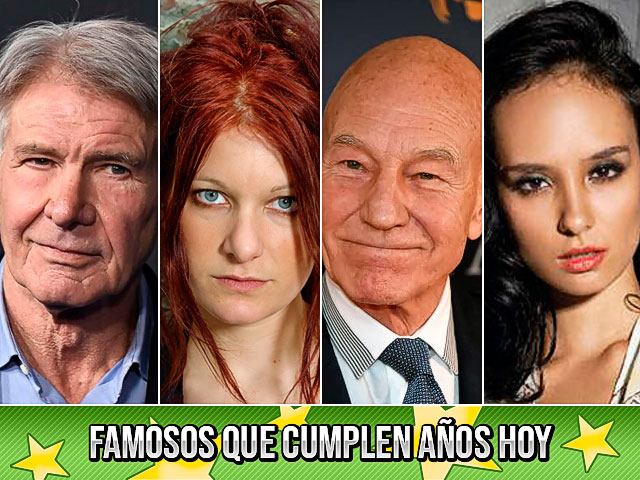 Famosos que cumplen años hoy (13 de julio)