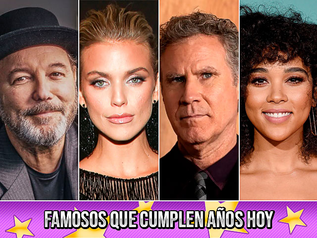 Famosos que cumplen años hoy (16 de julio)