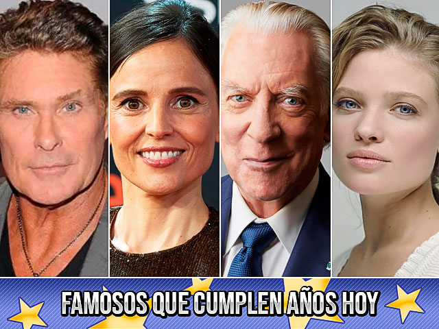 Famosos que cumplen años hoy (17 de julio)