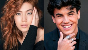 Patricia Guirado y Óscar Casas en actitud acaramelada