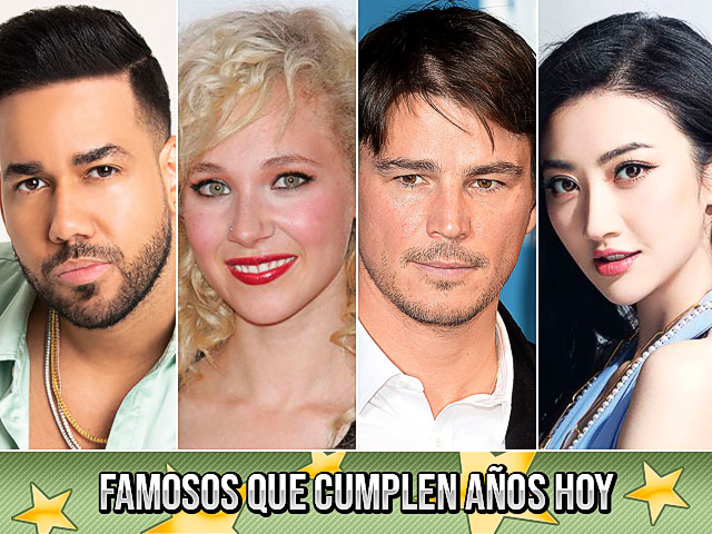 Famosos que cumplen años hoy (21 de julio)