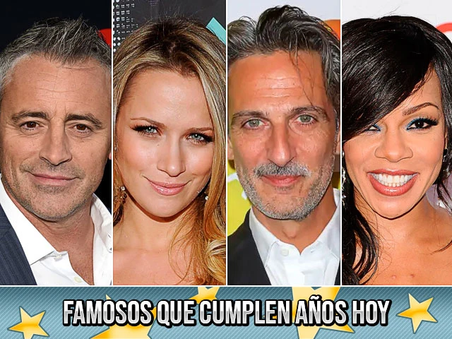 Famosos que cumplen años hoy (25 de julio)