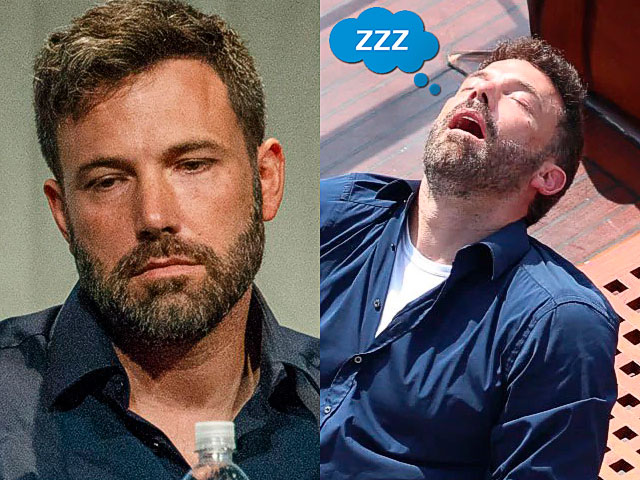 Ben Affleck vuelve a ser carne de memes tras quedarse dormido en su luna de miel