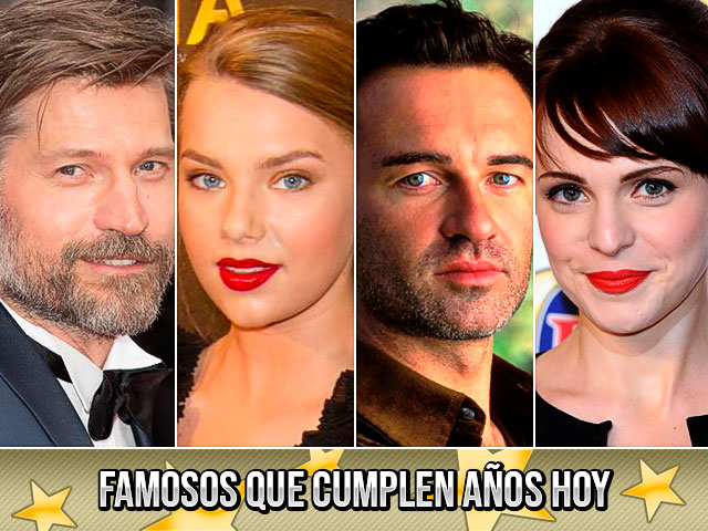 Famosos que cumplen años hoy (27 de julio)