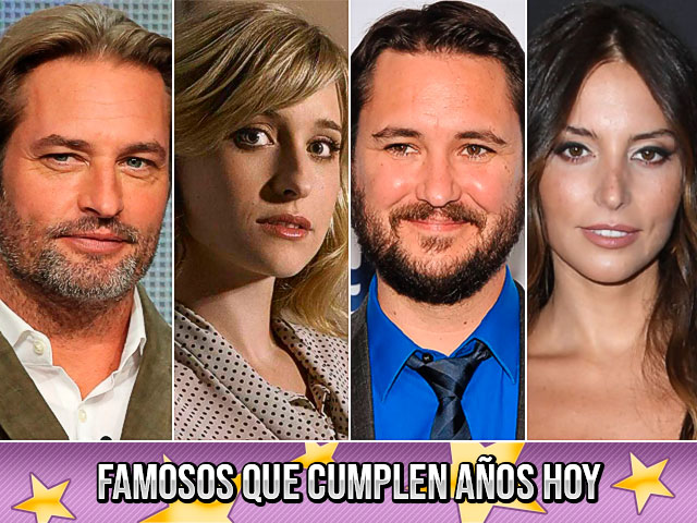 Famosos que cumplen años hoy (29 de julio)