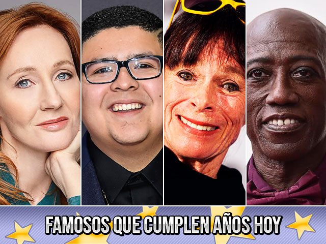 Famosos que cumplen años hoy (31 de julio)