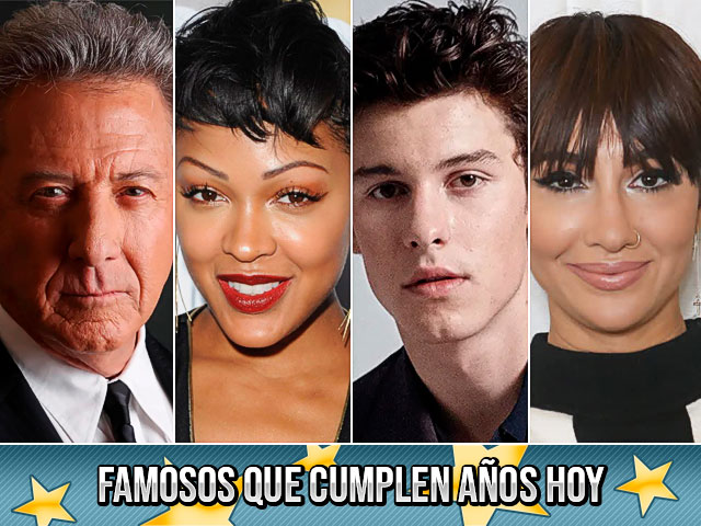 Famosos que cumplen años hoy (8 de agosto)