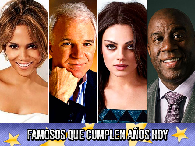 Famosos que cumplen años hoy (14 de agosto)