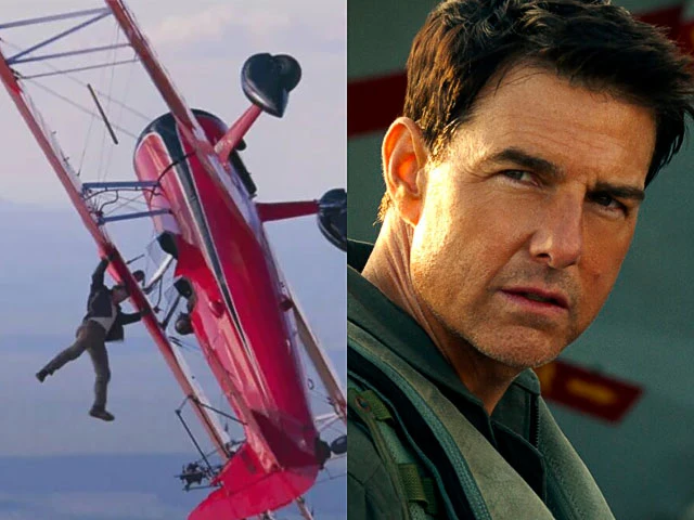 'Misión imposible 7': Filtrada la arriesgadísima escena de Tom Cruise colgando de un avión
