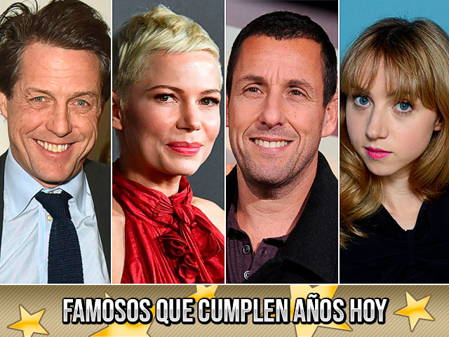 Famosos que cumplen años hoy (9 de septiembre)