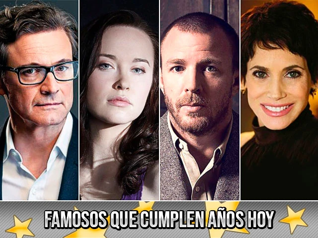 Famosos que cumplen años hoy (10 de septiembre)